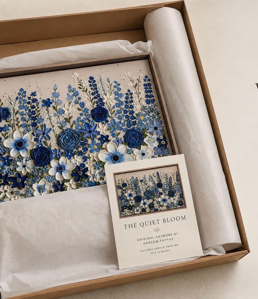 Complimentary Art Card that accompanies every painting